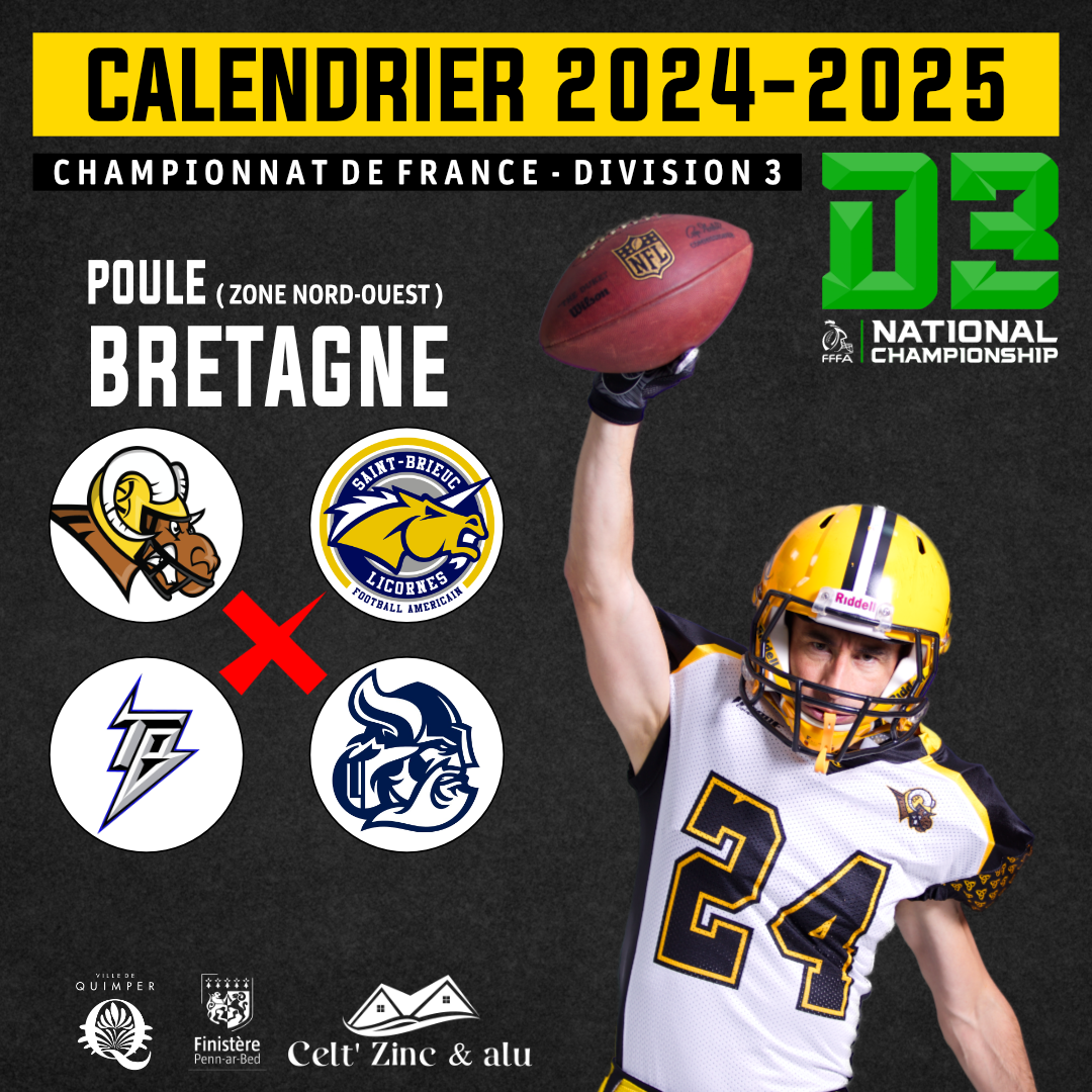 Calendrier D3 2024-2025