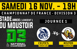 CELTICS LORIENT vs KELTED QUIMPER