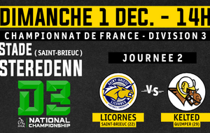 LICORNES ST-BRIEUC vs KELTED QUIMPER