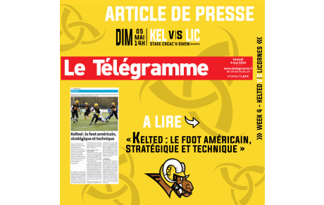 Article dans le Télégramme Quimper