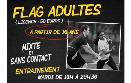 FLAG ADOS et ADULTES - dès 15 ans